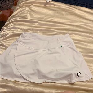 White Athletic Skort
